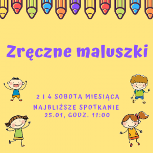 Zajęcia dla dzieci w wieku od 2 do 6 lat