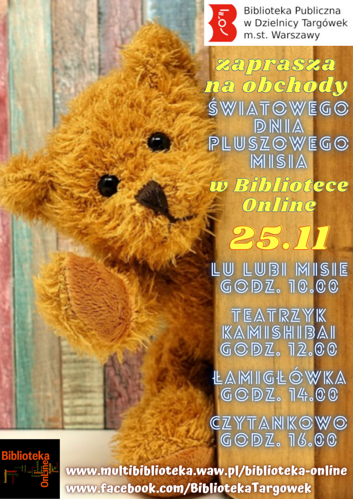 plakat - Åšwiatowy DzieÅ„ Pluszowego Misia