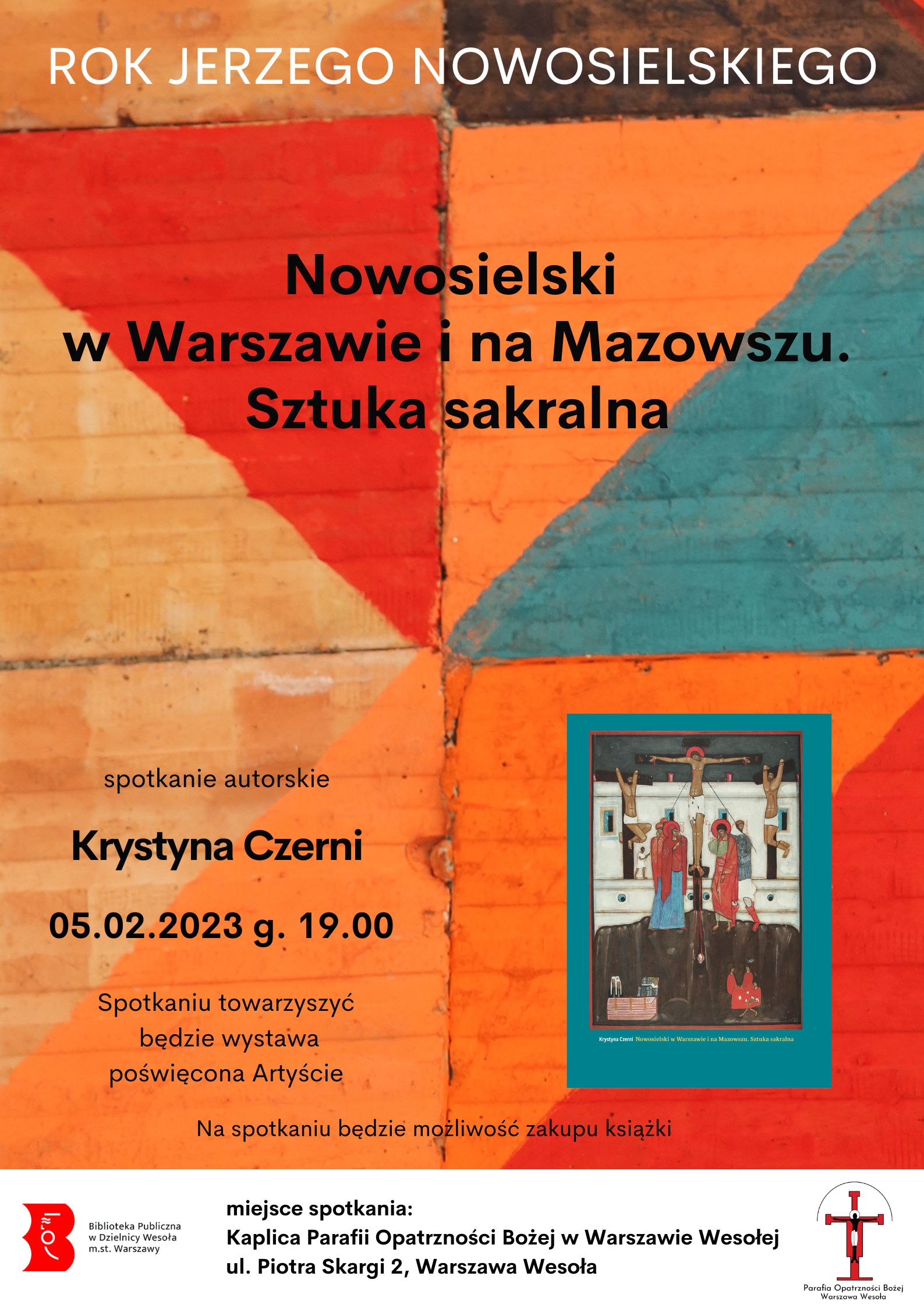 Spotkanie z Krystyną Czerni 05.02.2023 - plakat