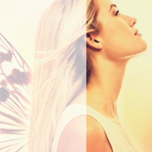 kobieta w zwiewnej pozycji