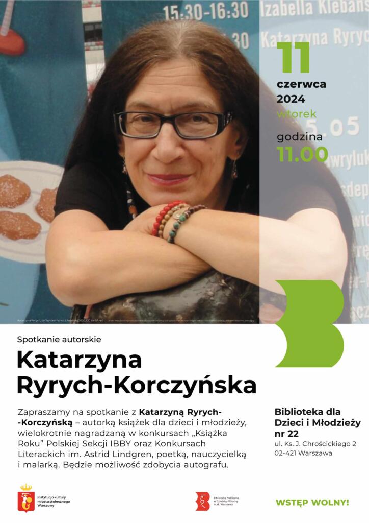 Plakat z fot. Katarzyny Ryrych By Wydawnictwo Literatura – https://www.wydawnictwoliteratura.pl/…, CC BY-SA 4.0, Fot. Katarzyny Ryrych By Wydawnictwo Literatura – https://www.wydawnictwoliteratura.pl/…, CC BY-SA 4.0, https://commons.wikimedia.org/…