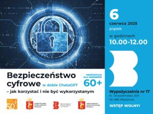 Plakat wydarzenia z obrazem z Canva.