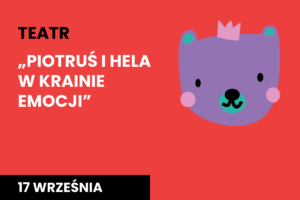 Rysunek twarzy niedźwiadka w koronie.